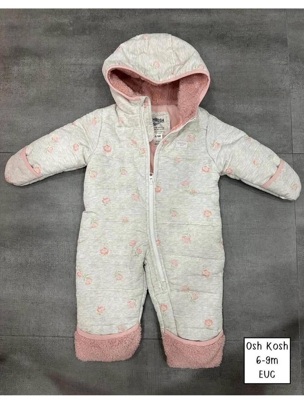 9m • OshKosh • Baby GirlClothes • Winter Coat Suit • Bunting • Snowsuit